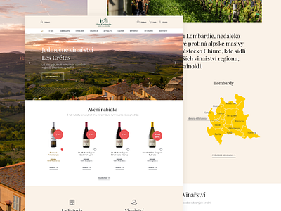 La Fattoria - wineshop italy vine webdesign wine