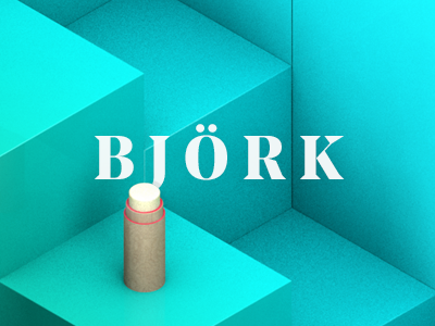 Björk 4d cgi cinema typography
