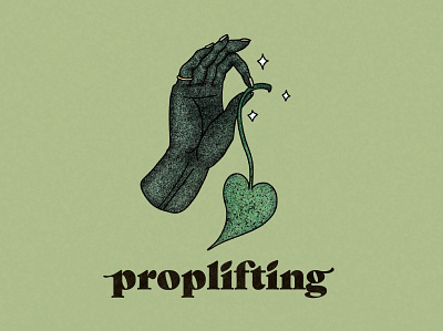 Proplifting design logo