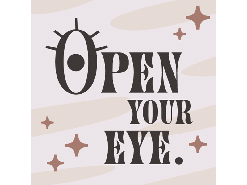 Open Your Eye design drawing illustration