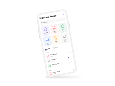 DocReader app docs minimal reader simple ui