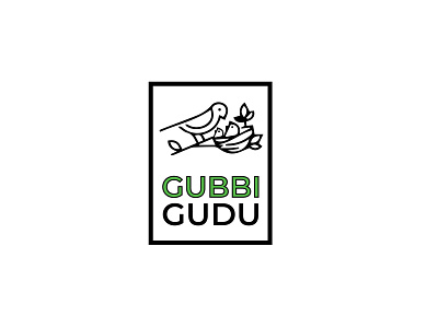 A Logo for GUBBI GUDU (Sparrow Nest) design design art flat identity illustration illustrator logo logo 2d vector vector art