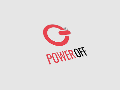 Power-off Logo design flat logo logo 2d logo design logos logoset logosketch logotype off power vector art