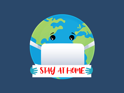 Stay at Home covid covid 19 covid 19 covid19 design identity illustration illustrator vector vector art