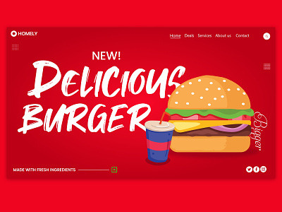 UI Design " Mr Burger Landing Page" daily 100 challenge dailyui dailyux landing page design landingpage trendy design ui ui ux uichallenge uiconcept uidesign uidesignchallenge uidesignpatterns uidesigns uiux uiuxdesign uiuxdesigner ux uxchallenge uxdesign