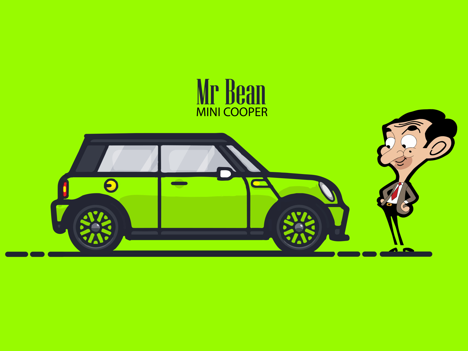 Mr Bean Mini Cooper By N Shiva Kumar On Dribbble