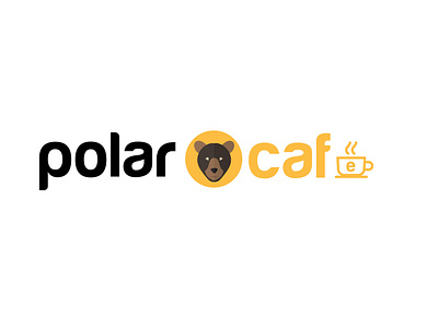 polar Cafe branding design flat identity illustration logo logotravel vector vector art website