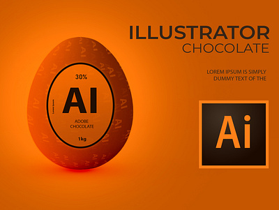 Adobe Easter Egg Chocolates - Ai ai art artist branding easter egg easter eggs flat identity illstrator illustration pattern photoshop poster psd psd mockup ui vector website