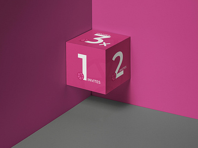 Cubic Box Dribbble Invites