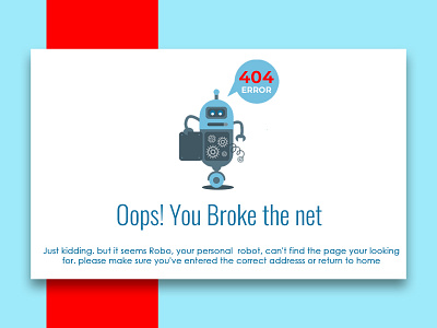 404 Page Error