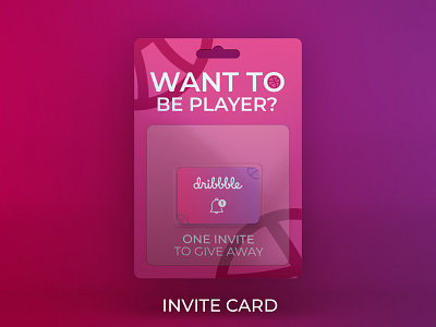 One Invite dribbble design giveaway giveaways invitation invitations invite invite design invites invites giveaway one oneinvite