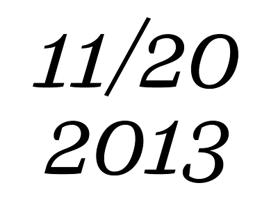 Today’s date ff quixo figures font light italic numbers old style type type design