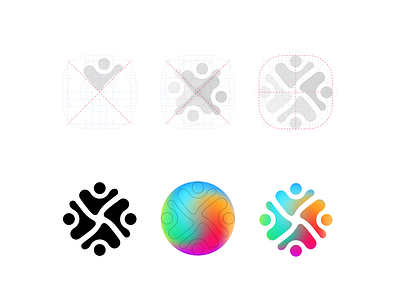 Logo design branding design figma gradient graphic design illustration logo rainbow randbol ui vector