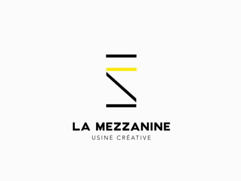 Logo animation for La Mezzanine animated gif animation logo logotype motion design