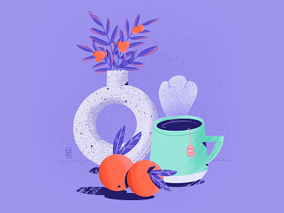 Tea & clementines