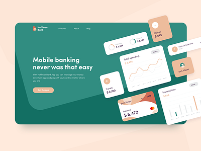 Hoffman Bank - Landing page concept