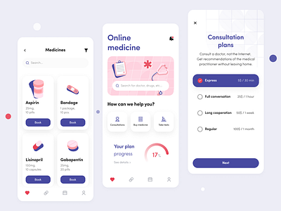 Online Medicine - Mobile app by Andrii Levchenko for Arounda on Dribbble