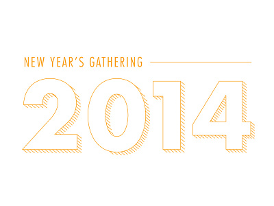 2014 2014 invitation lettering new years numbers type typography