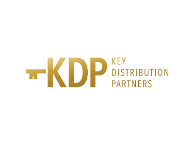 KDP logo - take 2 brand branding bronze gold identity key logo texture