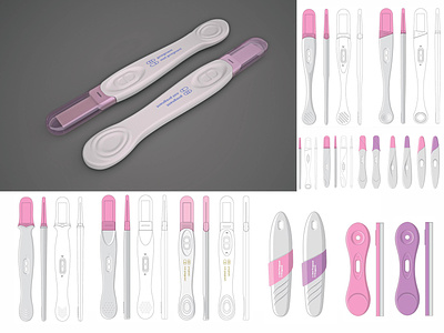 Pregnancy Test for Family Dollar branding concept design illustration industrial design pregnancy test vector