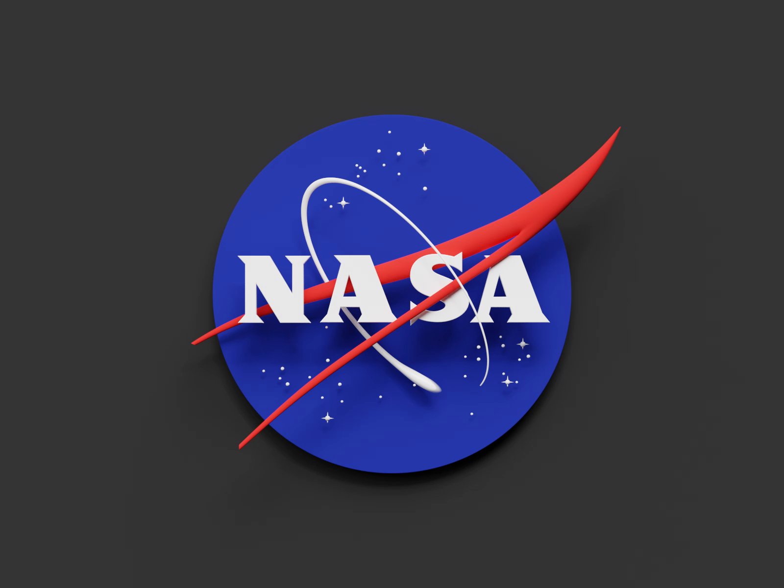 Nasa logo 3D makeover by Adam Skovran on Dribbble