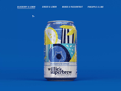 Beer can 3D mock-up 3d animation beer beer can blender branding can colorful loop mockup simple ui