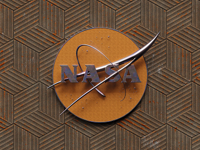 Nasa Logo 3d blender branding colorful concept cyberpunk design detailed logo nasa retro simple