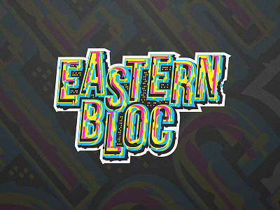 Eastern Bloc cmyk colorful eastern eastern bloc illustration t shirt design typography