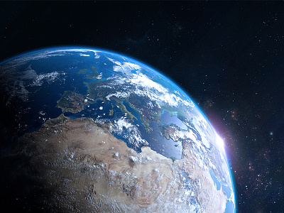 Free Earth wallpaper 3d africa blender clouds earth europe free galaxy nasa photoshop space wallpaper