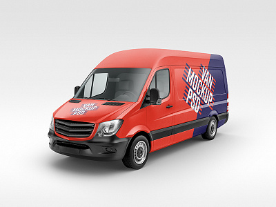 Free high-res van cover mock-up