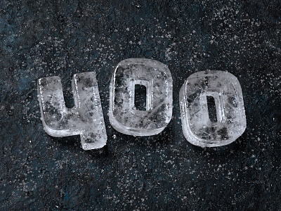 400 3d blender concept detailed followers ice icecube illustration