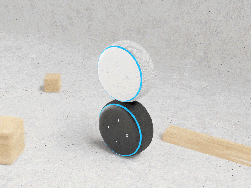 Alexa Playground #3 3d alexa amazon animation blender concept echo echo dot playground simple
