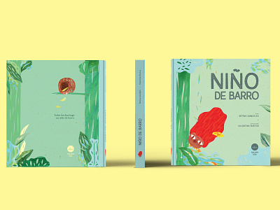 Illustrated children's book book childbook design editorial design illustration papercut