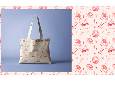 Branding | Cofi branding coffee shop design fabric design illustration pattern