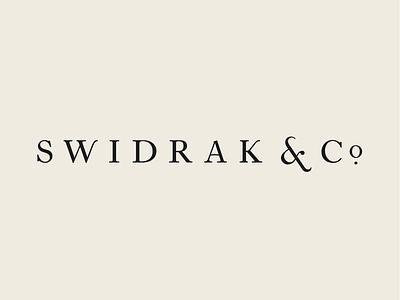 Swidrak & Co brand stylist branding logo design photographer photography wedding photographer