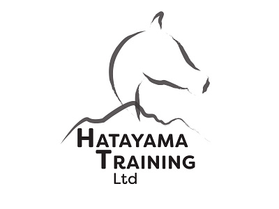 Hatayama Training Ltd logo - May 2019 branding design horse icon illustration illustrator logo type typography vector