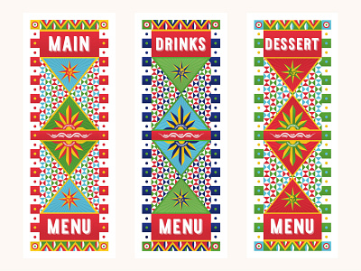 Menu Cover Designs brand identity branding food menu graphic design illustration italian menu menu design modern pattern restaurant sun typography vector vector illustration