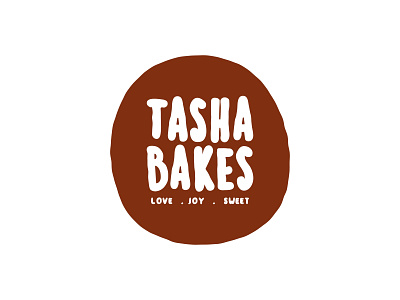 Tasha Bakes Logo Design bakery bakery logo brand identity branding cakes cupcakes food graphic design homemade illustration logo logo design logomark minimal rustic typography vector