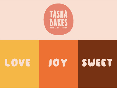 Tasha Bakes Bakery Logo bakery brand identity branding cakes cupcakes food graphic design logo logodesign logomark minimal rustic typography vector