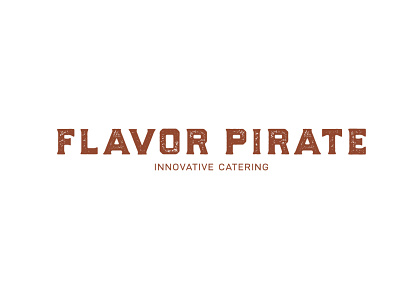 Flavor Pirate Logo brand identity branding catering food food logo graphic design icon logo logo design logomark minimal organic restaurant vector vintage wordmark