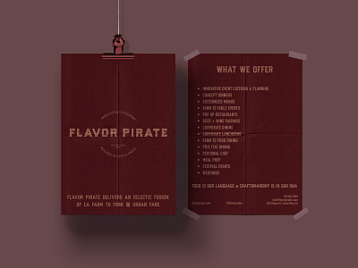 Flavor Pirate Marketing Poster