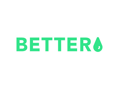 Better Water Logo Branding beverage brand identity branding graphic design logo logomark minimal monogram ocean packaging plastic recycle vector water