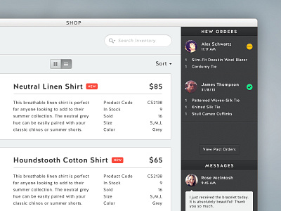 Online Shop-Manager App