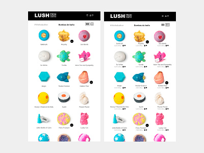 Product View Lush amsterdam app design ui ux