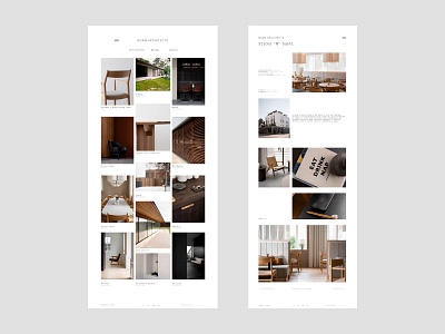 Norm Architectes Ipad Web amsterdam architecture architecture website design ipad ui ux web