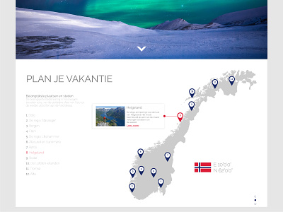 Web- Visit Norway amsterdam design ui ux web