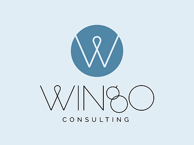 Wingo Consulting Branding branding design icon logo typography