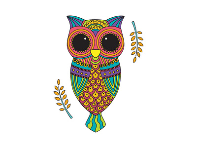 Colour pop : Owl