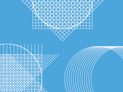Fun with Geometry blue geometry illustrator
