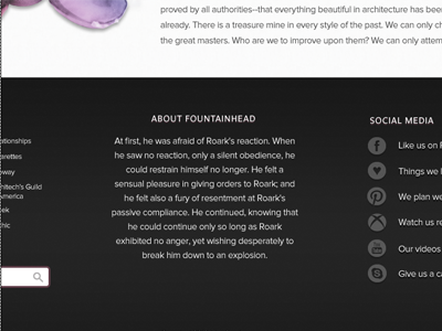 Fountainhead purple statamic themes